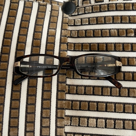Prada Rhinestone Prescription Glasses - Picture 3 of 8